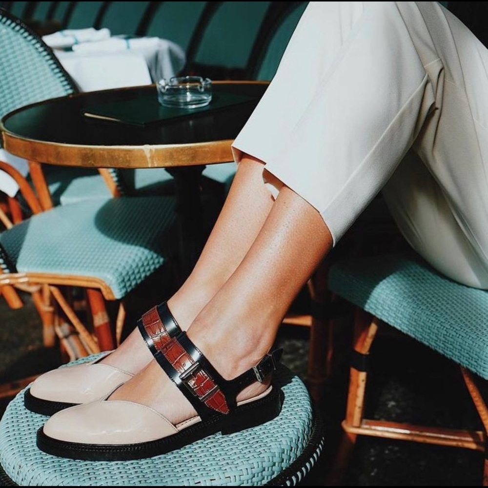 Inch2 ❤️❤️ VINYL CLOSED TOE SANDALS